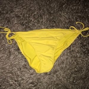 Yellow String Bikini Bottoms